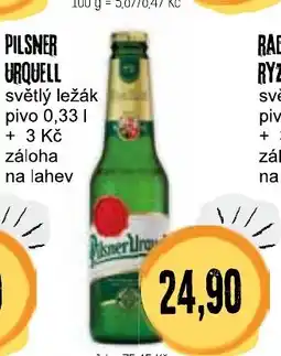 Konzum PILSNER URQUELL nabídka