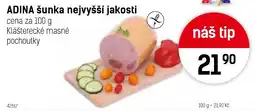 Konzum ADINA šunka nejvyšší jakosti nabídka