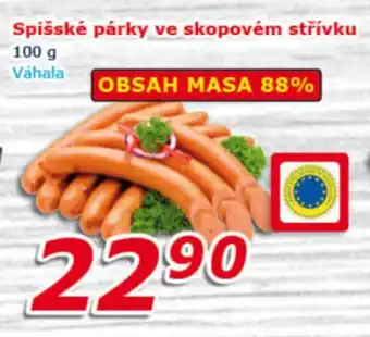 ESO MARKET Spišské párky ve skopovém střívku nabídka