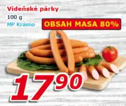ESO MARKET Vídeňské párky nabídka