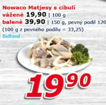 ESO MARKET Nowaco Matjesy s cibulí nabídka