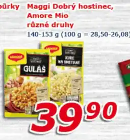 Maggi Dobrý hostinec, Amore Mio různé druhy