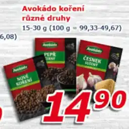 ESO MARKET Avokádo koření různé druhy nabídka
