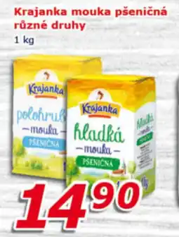 Krajanka mouka pšeničná různé druhy