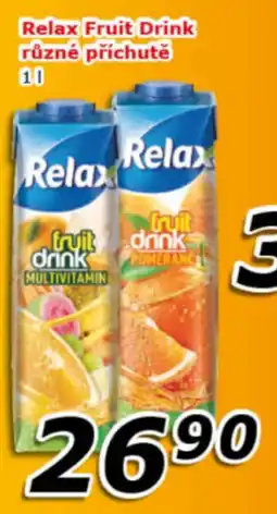 ESO MARKET Relax Fruit Drink různé příchutě 1L nabídka