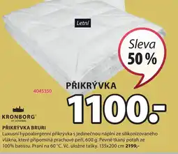 JYSK PŘIKRÝVKA BRURI nabídka