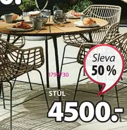 JYSK ZAHRADNÍ STŮL RANGSTRUP nabídka