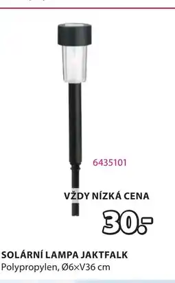 JYSK SOLÁRNÍ LAMPA JAKTFALK nabídka