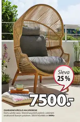 JYSK ZAHRADNÍ KŘESLO HALVREBENE nabídka