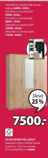 JYSK ŠATNÍ SKŘÍŇ VELLERUP nabídka