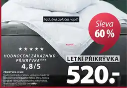 JYSK PŘIKRÝVKA ULVIK nabídka
