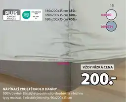 JYSK NAPÍNACÍ PROSTĚRADLO DAGNY nabídka
