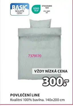 JYSK POVLEČENÍ LINE nabídka
