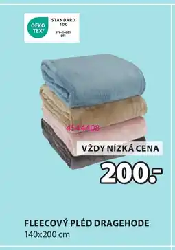 JYSK FLEECOVÝ PLÉD DRAGEHODE nabídka