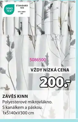 JYSK ZÁVĚS KINN nabídka