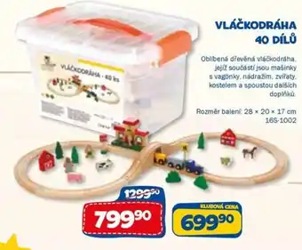 Sparkys VLÁČKODRÁHA 40 DÍLŮ nabídka