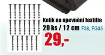 EVA Kolík na upevnění textilie 20 ks / 12 cm nabídka