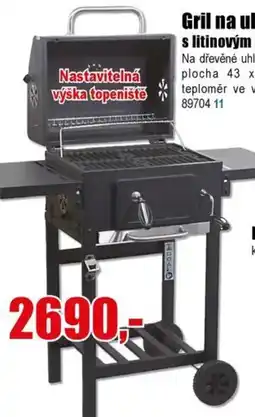 EVA Gril na uhlí s litinovým roštem nabídka