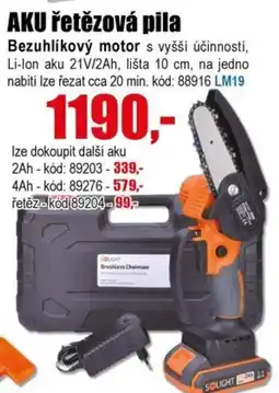 EVA AKU řetězová pila nabídka