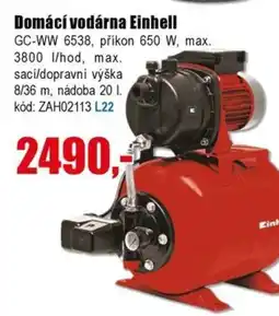 EVA Domácí vodárna Einhell nabídka