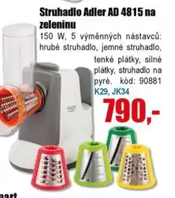 EVA Struhadlo Adler AD 4815 na zeleninu nabídka