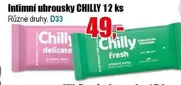 Intimní ubrousky CHILLY 12 ks