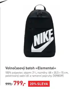 Intersport Volnočasový batoh Elemental nabídka