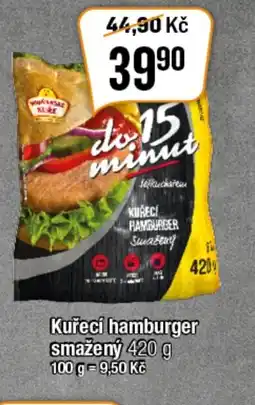 Kuřecí hamburger smažený 420 g