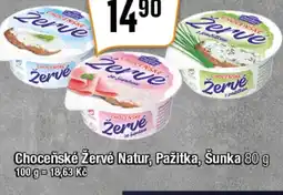 TEMPO Choceňské žervé Natur, Pažitka, Šunka 80 g nabídka