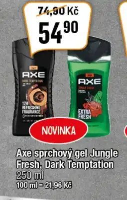 TEMPO Axe sprchový gel Jungle Fresh, Dark Temptation 250 ml nabídka