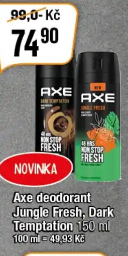 TEMPO Axe deodorant Jungle Fresh, Dark Temptation 150 ml nabídka