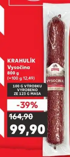 Kaufland KRAHULIK Vysočina nabídka