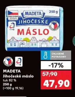 Kaufland MADETA Jihočeské máslo nabídka