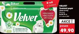 Kaufland VELVET Toaletní papír nabídka