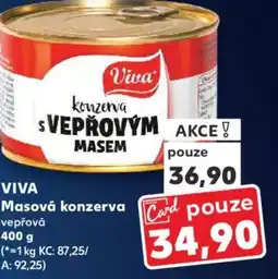 Kaufland VIVA Masová konzerva nabídka