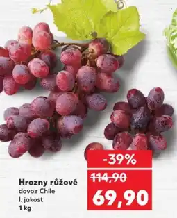 Kaufland Hrozny růžové nabídka