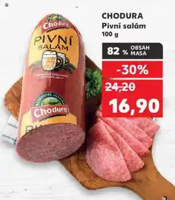 Kaufland CHODURA Pivní salám nabídka