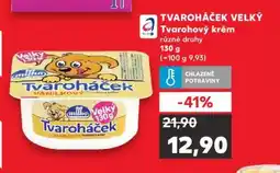 Kaufland TVAROHÁČEK VELKÝ Tvarohový krém nabídka
