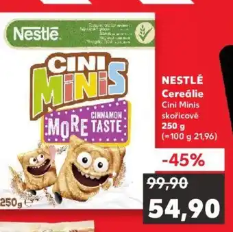 Kaufland NESTLÉ Cereálie nabídka