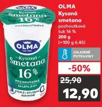 Kaufland OLMA Kysaná smetana nabídka