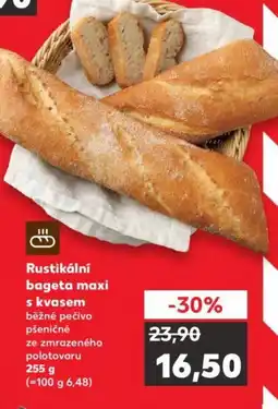 Kaufland Rustikální bageta maxi s kvasem nabídka