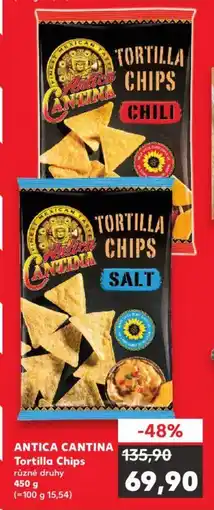 Kaufland ANTICA CANTINA Tortilla Chips nabídka
