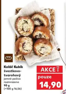 Kaufland Koláč Kubik švestkovo- tvarohový nabídka