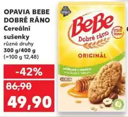 Kaufland OPAVIA BEBE DOBRÉ RÁNO Cereální sušenky nabídka
