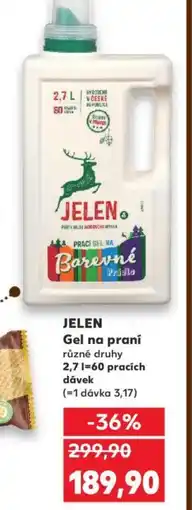 Kaufland JELEN Gel na praní nabídka