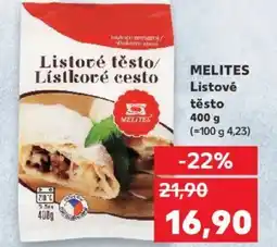 Kaufland MELITES Listové těsto nabídka