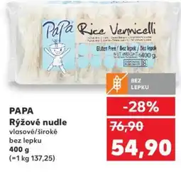 Kaufland PAPA Rýžové nudle nabídka