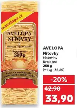Kaufland AVELOPA Niťovky nabídka