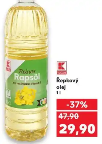 Kaufland Řepkový olej 1L nabídka
