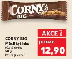 Kaufland CORNY BIG Müsli tyčinka nabídka